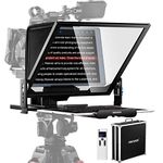 NEEWER Teleprompter X17 with RT-110 Remote & APP Control (Bluetooth Connection via NEEWER Teleprompter App), 17" No Assembly Compatible with iPad Android Tablet/Camera/Camcorder, Max Load 44.1Ib/20kg