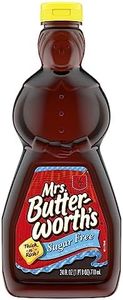 Mrs. Butterworth's Thick and Rich Sugar Free Pancake Syrup, Sugar Free Maple Flavored Syrup for Pancakes, Waffles and Breakfast Food, 24 Fl Oz Bottle