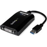 StarTech.com USB 3.0 to DVI / VGA Adapter - 2048x1152 - External Video & Graphics Card - Dual Monitor Display Adapter Cable - Supports Mac & Windows (USB32DVIPRO), Black