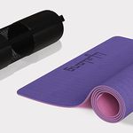 Lifelong Dual Color TPE Material Yoga Mat for Women & Men|6mm Anti-Slip Yoga Mat for Gym Workout Exercise Mat for Home Gym|Yoga Mat for Gym Workout & Yoga Exercise (LLYM112, Purple)