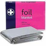 Premium Thermal Foil Blankets (Pack of 10) - For Hiking, Survival, First aid, Multipurpose Heat Blanket