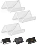 Mr. Pen- Metal Mesh Business Card Holders, 3 Pack, White, Business Card Holder for Desk, Metal Business Card Holder Display, Business Card Stand, Desk Business Card Holder Desk Card Holder