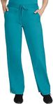 Healing Hands Scrub Pants for Women 2 Pocket Elastic Back Drawstring Pant Purple Label 9095 Taylor, Teal, X-L Tall