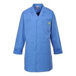 Portwest Anti-Static ESD Coat, Size: L, Colour: Hamilton Blue, AS10HBRL