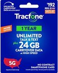 Tracfone $192 Unlimited Talk & Text