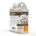 SamaN Interior Water Based Wood Stain - Natural Stain for Furniture, Moldings, Wood Paneling, Cabinets (Whitewash TEW-116-32 1-Quart)