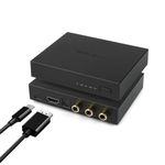 SMSL PS100 ES9023 HiFi Home Audio DAC, Multifunctional Mini DAC, USB/Optical/Coaxial/HDMI ARC/Bluet... to RCA DAC, Support PS5, ESS DA Converter, Digital-Analog Converter for TV, PC, etc.