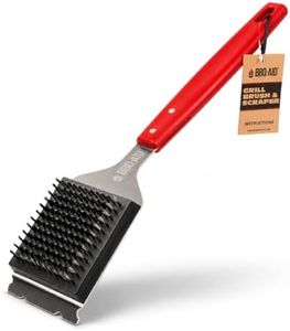 BBQ Grill Brush for Outdoor Grill Cleaner and Scraper, Replaceable Head