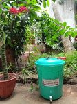 GreenishORA Compost Bin - 40L Home Composter - Green - Plastic - Easy Aerobic Composting - Outdoor Use Only