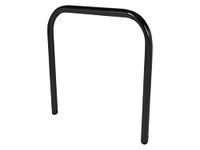 Sheffield Bike Stand, Metal Outdoor Bicycle Loop Rack, Cycle Hoop (Black, Grout In)