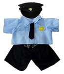 Policeman Uniform Outfit Teddy Bear Clothes Fit 36cm - 46cm Build-A-Bear, Vermont Teddy Bears, and Make Your Own Stuffed Animals