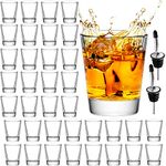 Shot Glasses Set of 36 Clear 50 ml Shot Glass Heavy Base Shot Glasses Bulk Tequila Glass [Gift Set]