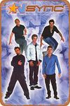 Music Metal Posters Nsync Hangin' Justin Timberlake Orig 2000 Poster Tin Metal Sign 8" X 12"