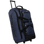 Wrangler Wesley Rolling Duffel Bag, Navy Blue, Large 30-Inch, Wesley Rolling Duffel Bag