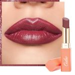 Oulac Plum Moisturising Lipstick -Matte Lipstick for Women, Terracotta Nourishing Lip Care, Satin Matte Finish, Creamy Texture, Highly Pigmented, With Shea Butter, Vegan Clean Beauty 4g SG08 Bianca