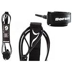 DORSAL Surf Leash for Surfboard Longboard SUP Leg Rope 8' Black