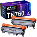 E-Z Ink TM TN760 Compatible Toner Cartridges Replacement for Brother TN-760 TN730 TN-730 to Use with MFC-L2710DW MFC-L2750DW HL-L2350DW HL-L2370DW HL-L2395DW HL-L2390DW DCP-L2550DW (Black)