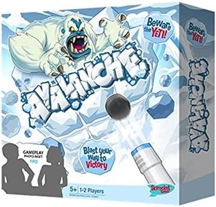 Skyrocket Games Avalanche Family Board Game Toy for Girls and Boys, Head to Head Cannonball Shooting Blaster Game for 1-2 Players, Ages 5+