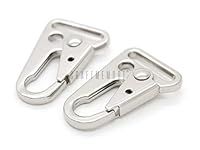 CRAFTMEmore 2pcs Metal Snap Hook Sl