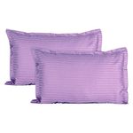 PumPum Classic 5 Star Hotel 2 Piece Pillow with Pillow Cover Set - 17" x 27", Purple