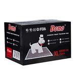 Dono Pet Training Carbon Puppy Pads Dog Wee for Deodorizing Odor Elimination Mats with Charcoal Polymer Technology Puppies House Train Piddle (Size:XL, 25 Count)