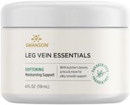 Swanson Leg Vein Essentials Cream - 4 fl Ounce (118 ml) - Supportive Cream for Healthy Leg Veins and Circulation
