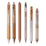 Gel Pens Set, 5pcs Retractable Gel Ink Pens 0.5mm Fine Points Pens in Various Styles with 1 Highlighter for Drawing Writing Planner and School Supplies.