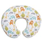 Boppy Feeding Pillow with Soft Internal Padding, Reduces Muscular Strain While Breast Feeding, Machine Washable (Peaceful Jungle)