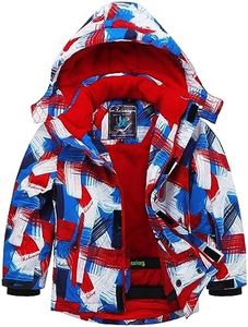 Tumaron Kids Ski Jacket Suit Winter Snowboarding Coat Hoodie Boys Water Resisitant 11 12