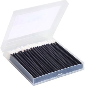 Ocim 100Pcs Lip Brushes Disposable Makeup Applicators Wands for Lip Gloss Lipstick with Case,Black