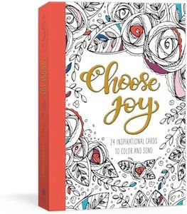 Choose Joy Postcard Book: 24 Inspirational Cards to Color and Send