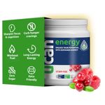UCAN Sugar Free Pre Workout Powder - Keto Energy Powder - Preworkout Drink for Women & Men with SuperStarch - Caffeine Free & Stim Free Pre Workout - Vegan - Cran-Raz - 30 Servings