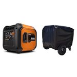 Generac 7127 Iq3500 Inverter Generator (3500 Watt) + Generac 6811 Portable Storage Cover