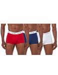 Calvin Klein Men's Boxers, White/Red/Navy, S