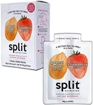 Split Nutrition Snack Packs, Peanut Butter and Strawberry Jelly Squeeze Pouches, 5 Pack, Non-GMO, On the Go Gluten Free Snacks, Made with Real Food, Zero Preservatives, and No Artificial Sweeteners