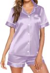 Ekouaer Satin Pajamas for Women But