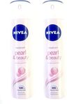 Nivea Pearl & Beauty Deodorant 0% Alcohol 300ml Deodorant Spray - For Women (150 ml, Pack of 2)