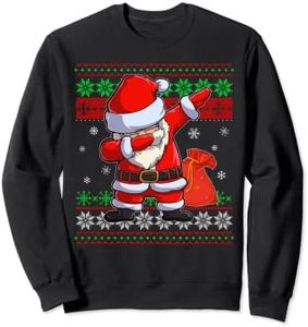 Funny Dabbing Santa Ugly Christmas Sweater Navidad divertida Sudadera