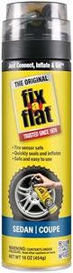 Fix-a-Flat S60420 Aerosol Emergency Flat Tire Repair and Inflator, For Standard Tires, Eco-Friendly Formula, Universal Fit for all Cars, 16 oz. (Pack of 1)