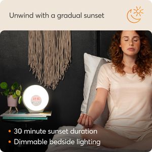Lumie Sunrise Alarm Clock – White Wake-Up Light