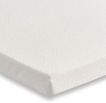 Starlight Beds Double Mattress Topper- 7.5cm Cooling Foam Mattress Topper with Removable, Washable Cover, White – 4ft6 x 6ft3 (135x190x7.5cm)