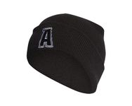 adidas Unisex 2-Color Logo Beanie, black/white, Adult (M/L)