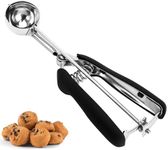 Cookie Scoop, Ice Cream Scoop, 1Tbsp/15 ml/0.5oz Cookie Scoops for Baking, 18/8 Stainless Steel Cookie Scooper for Baking, Ice Cream Scooper with Trigger Release, Cookie Dough Scoop with Non-slip Grip