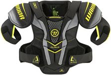 WARRIOR QX3SPSR7 QX3 Sr Shoulder Pad, Black/Yellow, Large