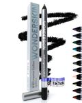 Wonderskin 1440 Longwear Black Eyeliner Pencil - Waterproof, Sharpenable Black Eyeliner Pencil and Smudge Proof Eye Liner Pencils (Liquorice)