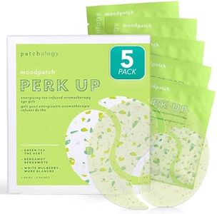 Patchology Perk Up Hydrating Under Eye Masks with Green Tea - Undereye Patches For Dark Circles and Puffy Eyes Care, Treatment & Moisturizer - Eye Bags, Puffiness & Wrinkle Reducer (5 Pairs)