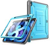 SUPCASE Unicorn Beetle Pro Series Case Designed for iPad Air 5 (2022) / iPad Air 4 (2020) 10.9 Inch, with Pencil Holder & Built-in Screen Protector Full-Body Rugged Heavy Duty Case (Blue)