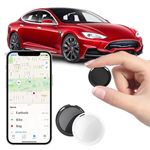 2 Pack GPS Tracker for Cars Work with Find My (iOS Only)Real Time Bluetooth Air Tracker Tag Mini Global Vehicles Tracking Devices Item Finder No Monthly Fee or Subscription Needed No SIM Card Required