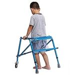 Walker, Lightweight Child Rolling Walker, Heavy Duty Small Rollator Walker for Indoor Outdoor, Short People, Blue It's so Kind of You