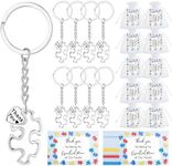 Ecation Team Gifts Puzzle Keychains